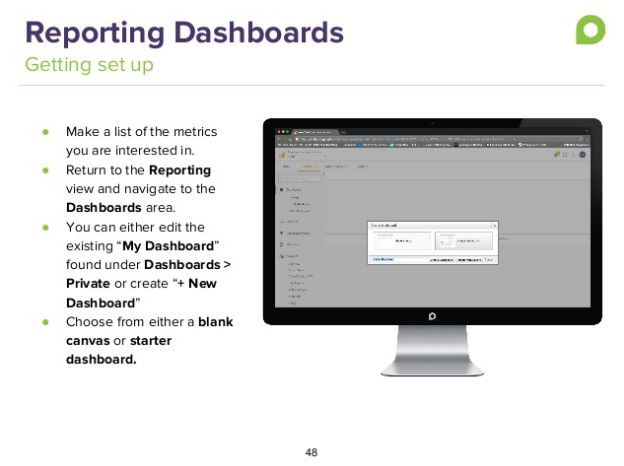 Reporting dashboards information